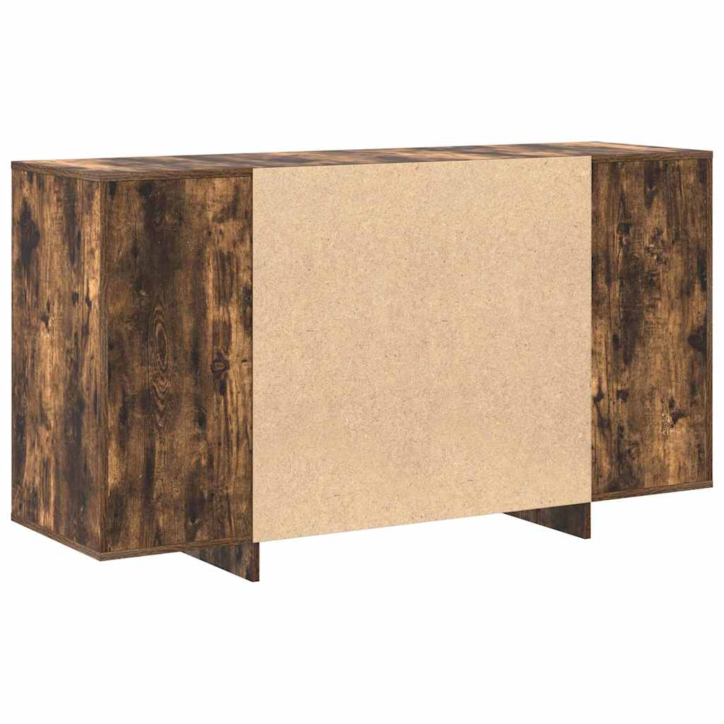 Sideboard Røget eg 135 x 41 x 69 cm Konstrueret træ