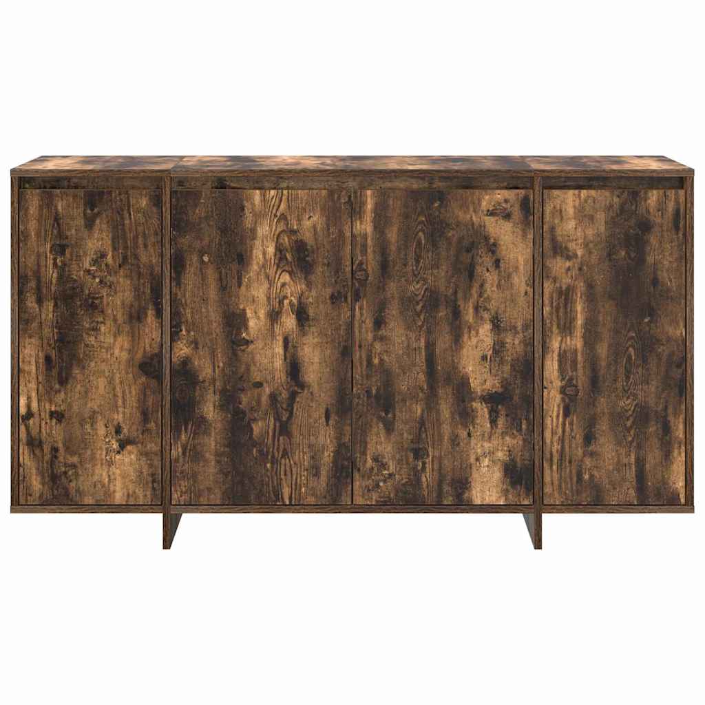Sideboard Røget eg 135 x 41 x 69 cm Konstrueret træ