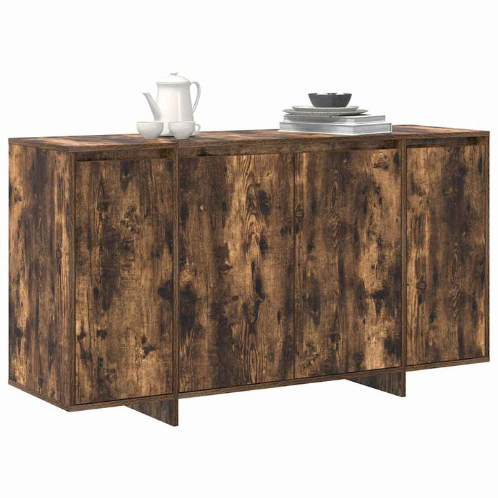 Sideboard Røget eg 135 x 41 x 69 cm Konstrueret træ