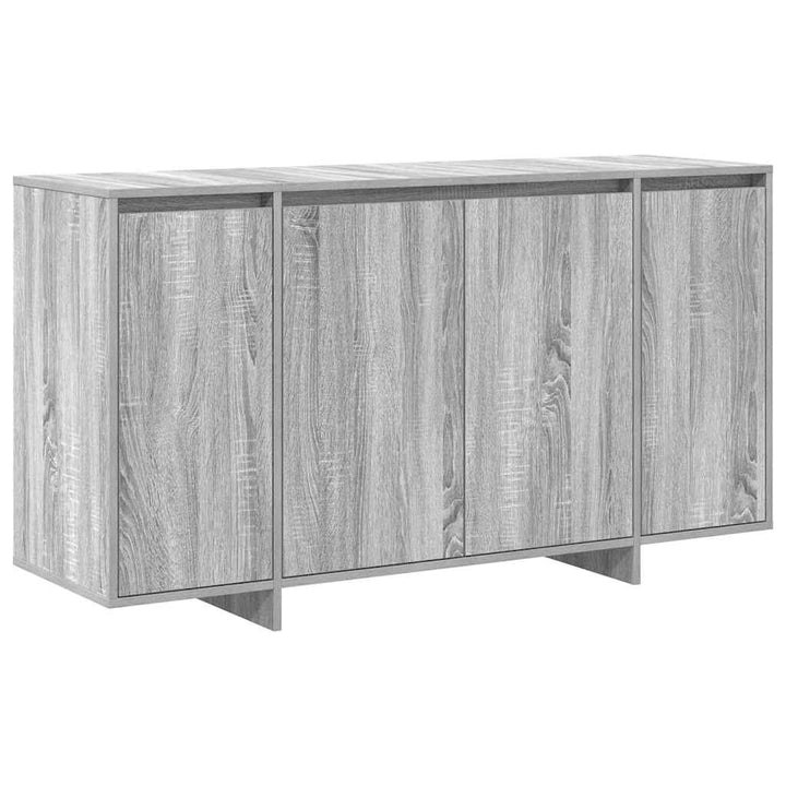 Sideboard Grå sonoma-eg 135 x 41 x 69 cm Konstrueret træ