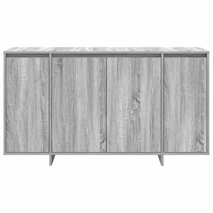 Sideboard Grå sonoma-eg 135 x 41 x 69 cm Konstrueret træ