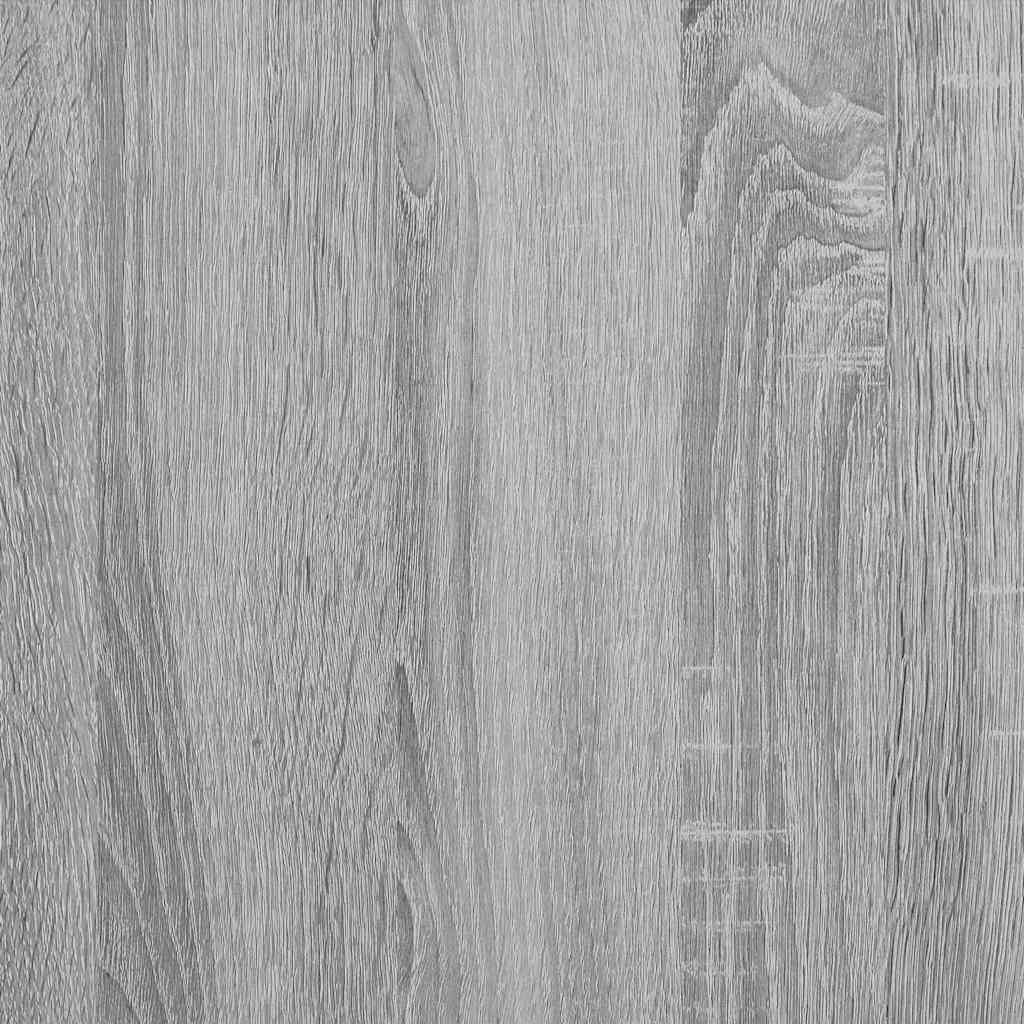 Sideboard Grå sonoma-eg 135 x 41 x 69 cm Konstrueret træ