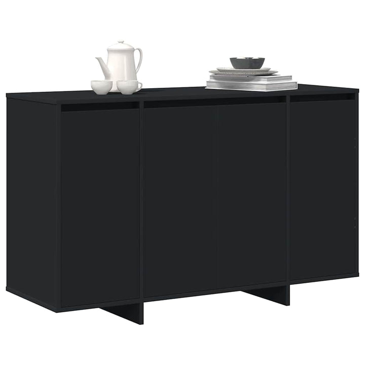 Sideboard Sort 120 x 41 x 75 cm Konstrueret træ