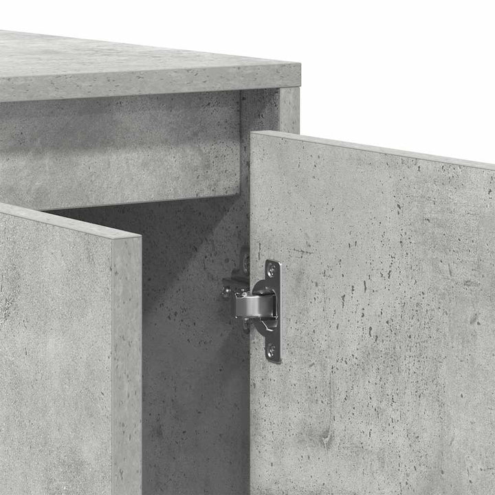 Sideboard Betongrå 120 x 41 x 75 cm Konstrueret træ