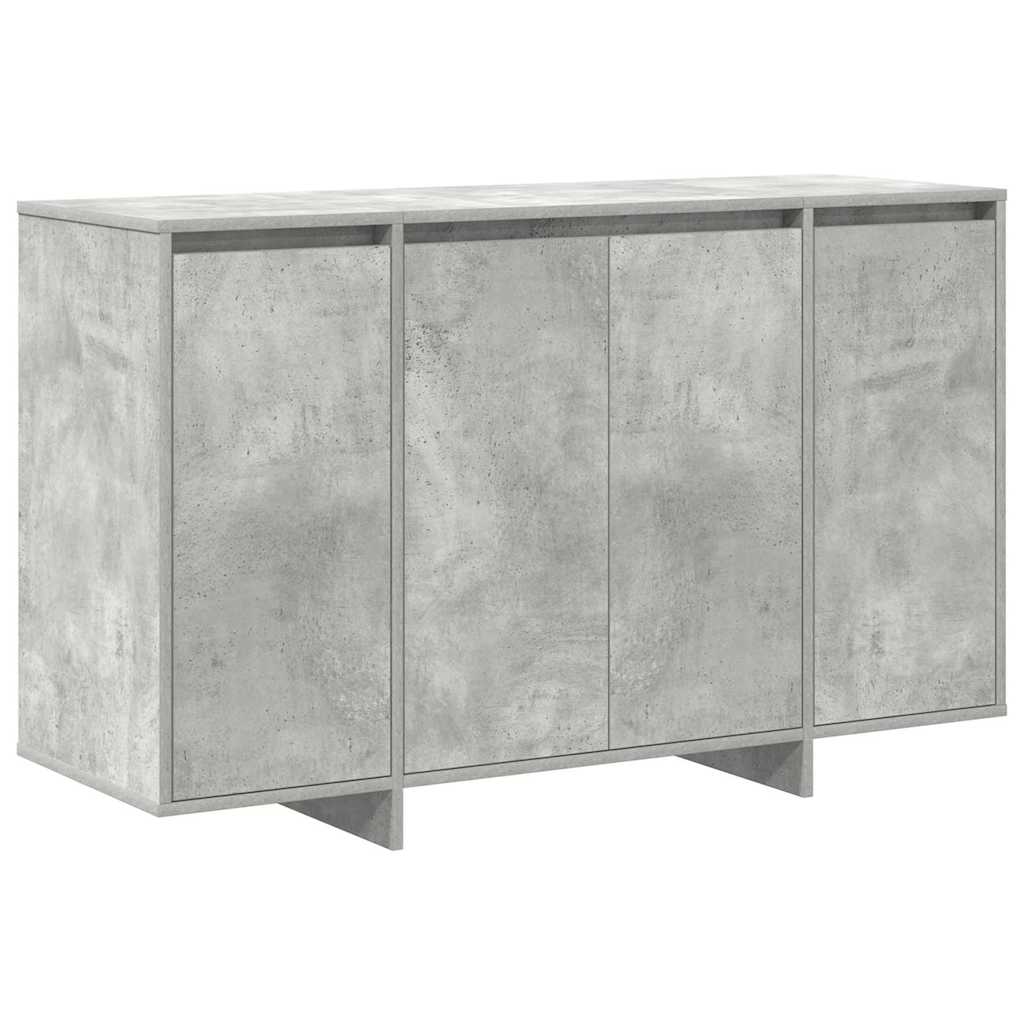 Sideboard Betongrå 120 x 41 x 75 cm Konstrueret træ