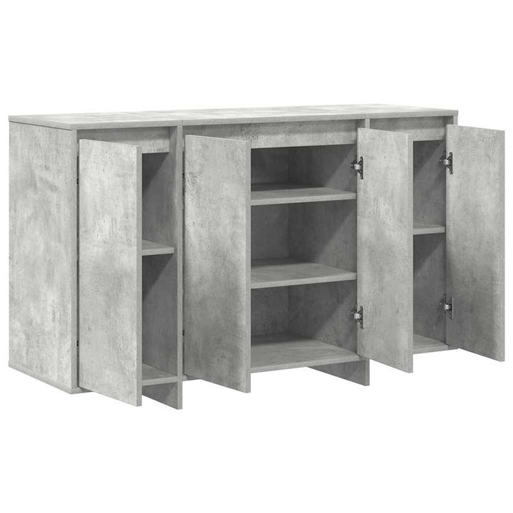 Sideboard Betongrå 120 x 41 x 75 cm Konstrueret træ