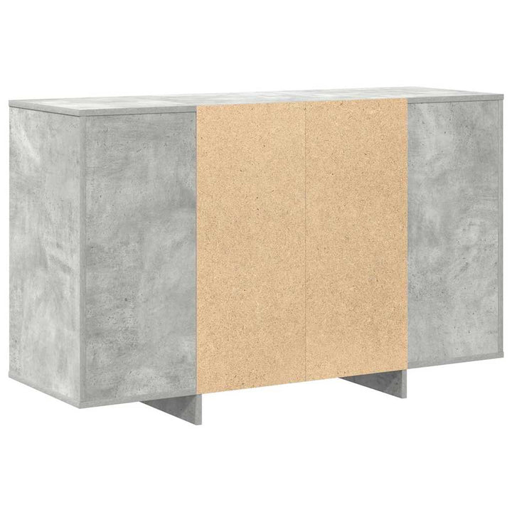 Sideboard Betongrå 120 x 41 x 75 cm Konstrueret træ