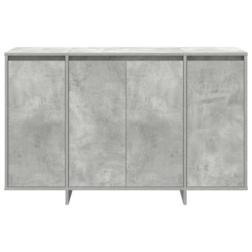Sideboard Betongrå 120 x 41 x 75 cm Konstrueret træ