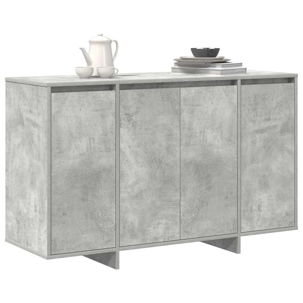 Sideboard Betongrå 120 x 41 x 75 cm Konstrueret træ