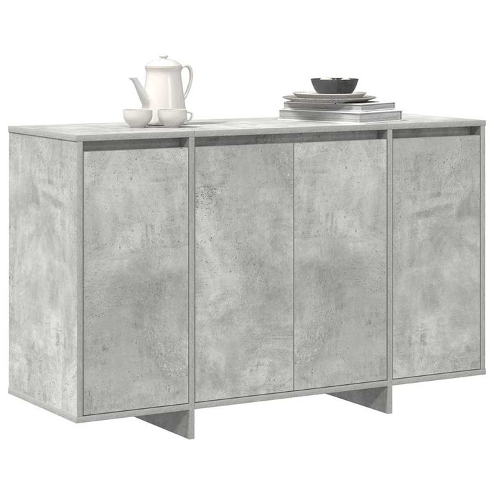 Sideboard Betongrå 120 x 41 x 75 cm Konstrueret træ