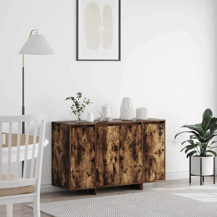 Sideboard Røget eg 120 x 41 x 75 cm Konstrueret træ