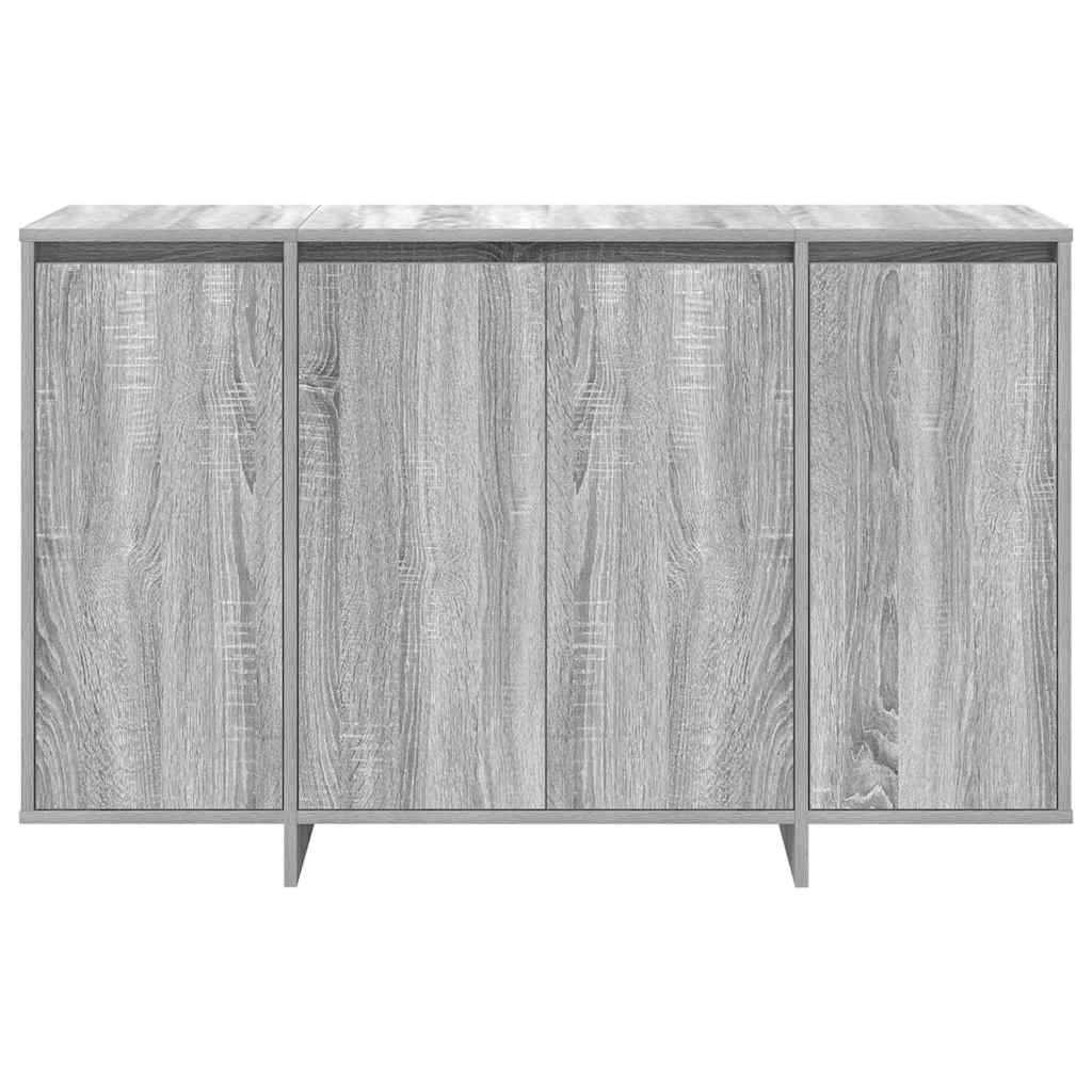 Sideboard Grå sonoma-eg 120 x 41 x 75 cm Konstrueret træ