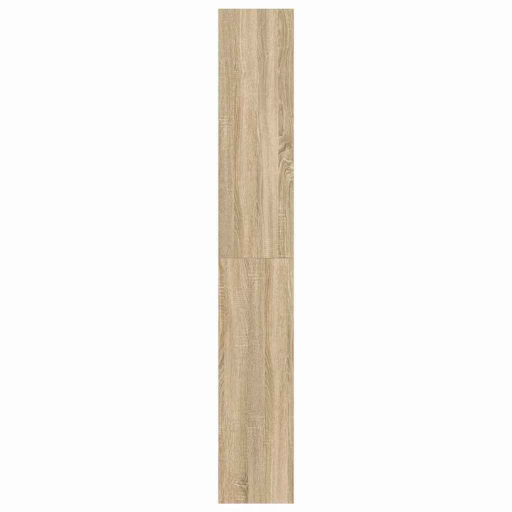 Bogreol med hylde Sonoma-eg 80 x 30 x 198 cm Konstrueret træ