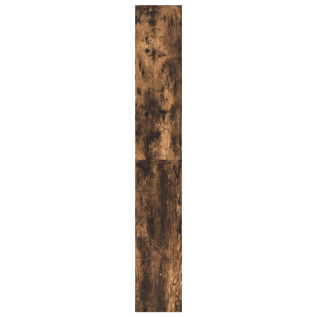 Bogreol med hylde Røget eg 80 x 30 x 198 cm Konstrueret træ