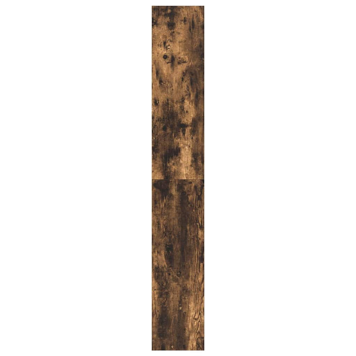 Bogreol med hylde Røget eg 80 x 30 x 198 cm Konstrueret træ