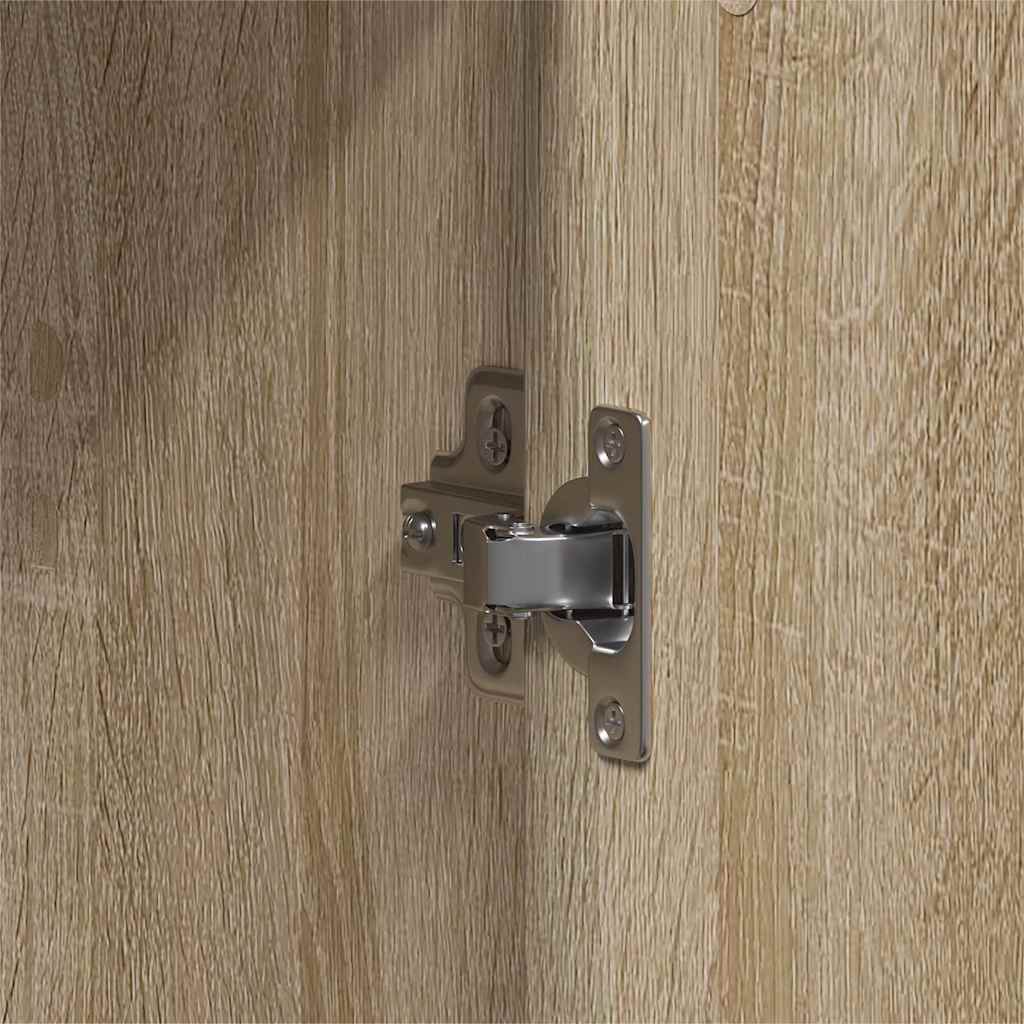Garderobeskab Sonoma-eg 55 x 25 x 189 cm Konstrueret træ