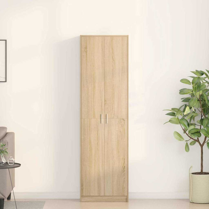 Garderobeskab Sonoma-eg 55 x 25 x 189 cm Konstrueret træ