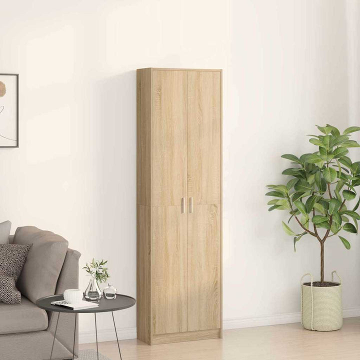 Garderobeskab Sonoma-eg 55 x 25 x 189 cm Konstrueret træ