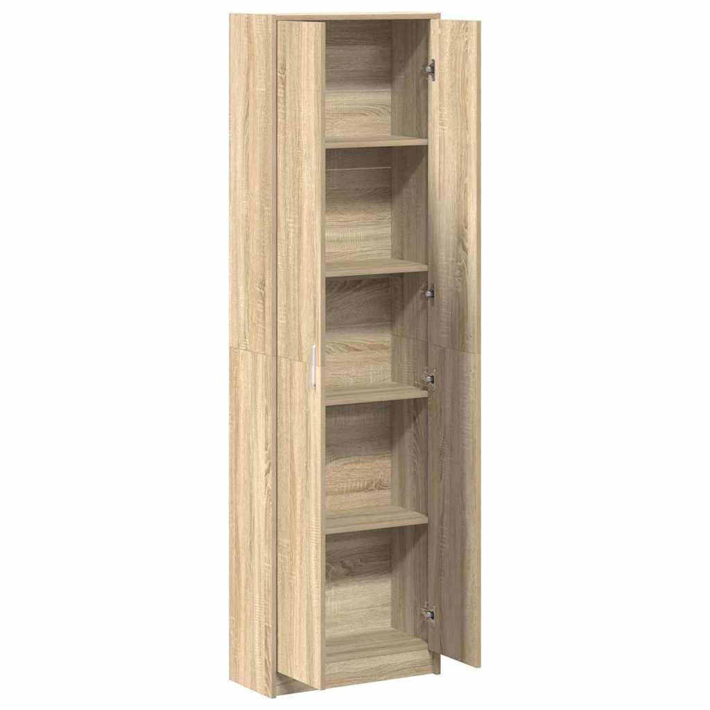 Garderobeskab Sonoma-eg 55 x 25 x 189 cm Konstrueret træ