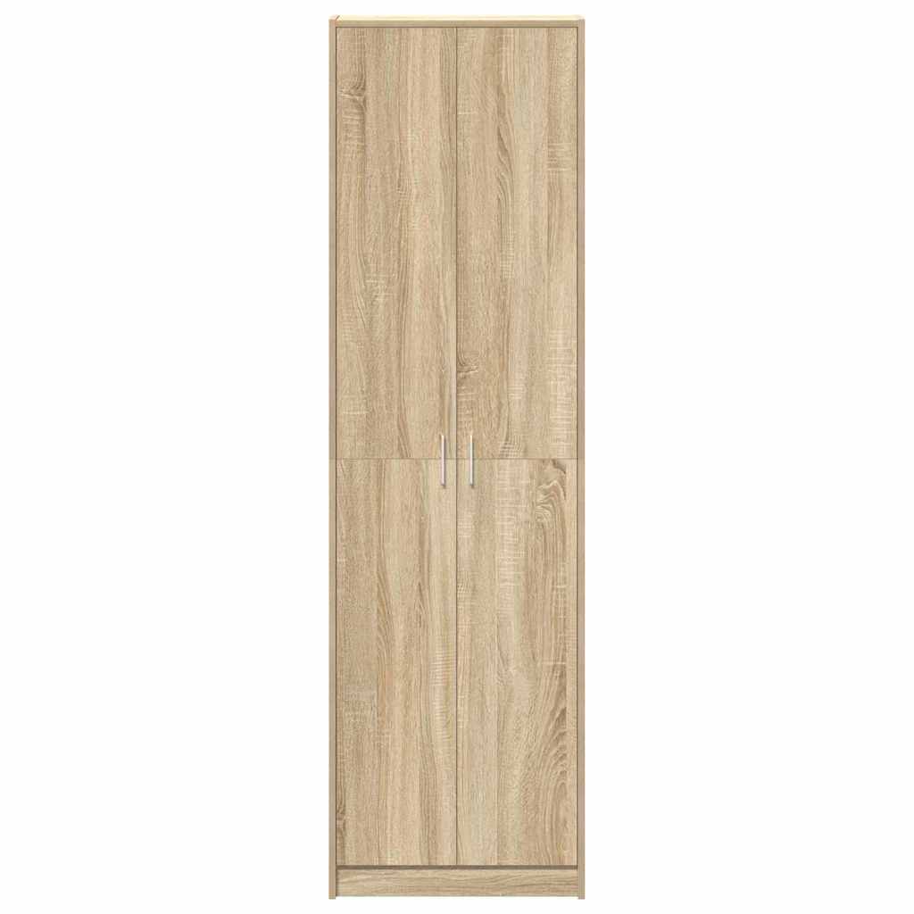 Garderobeskab Sonoma-eg 55 x 25 x 189 cm Konstrueret træ