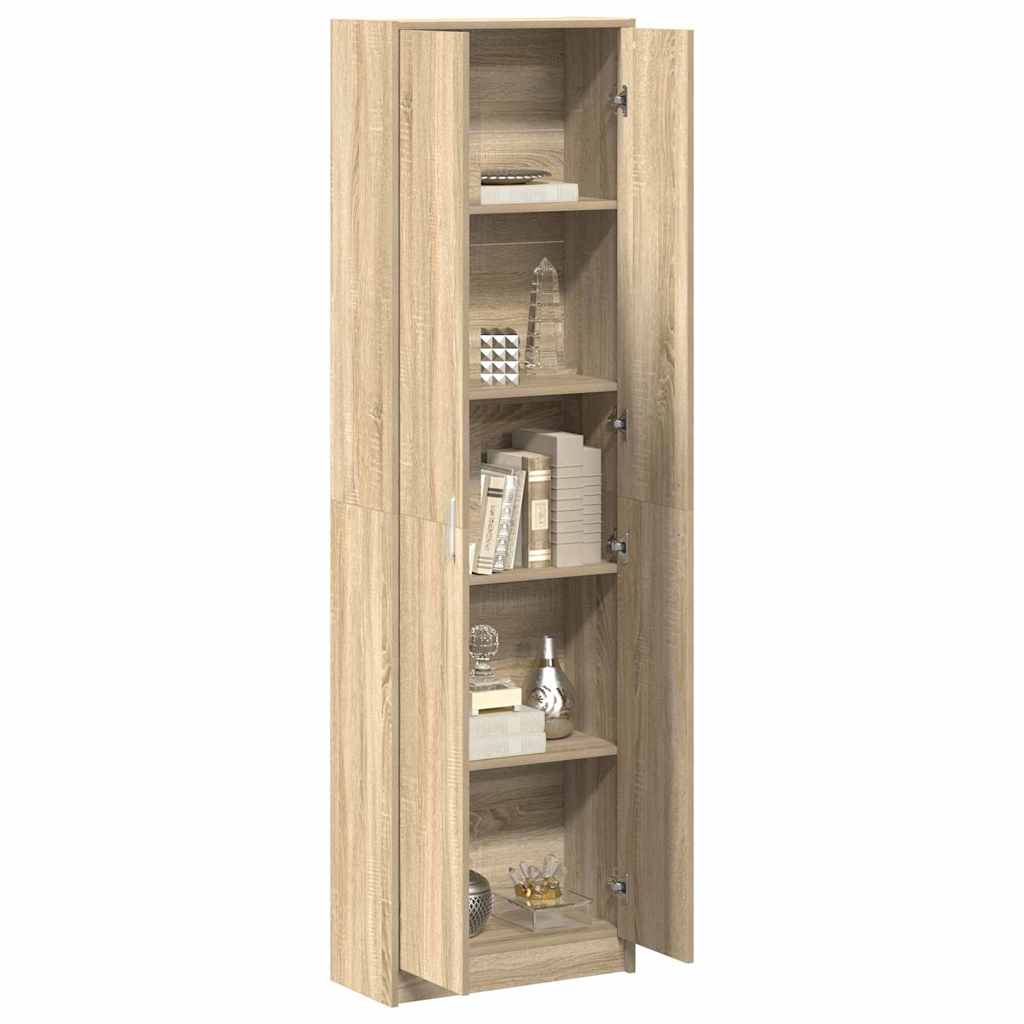 Garderobeskab Sonoma-eg 55 x 25 x 189 cm Konstrueret træ