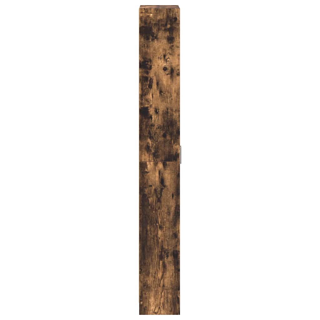 Garderobeskab med dør Røget eg 55 x 25 x 189 cm Konstrueret træ