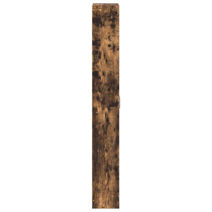 Garderobeskab med dør Røget eg 55 x 25 x 189 cm Konstrueret træ