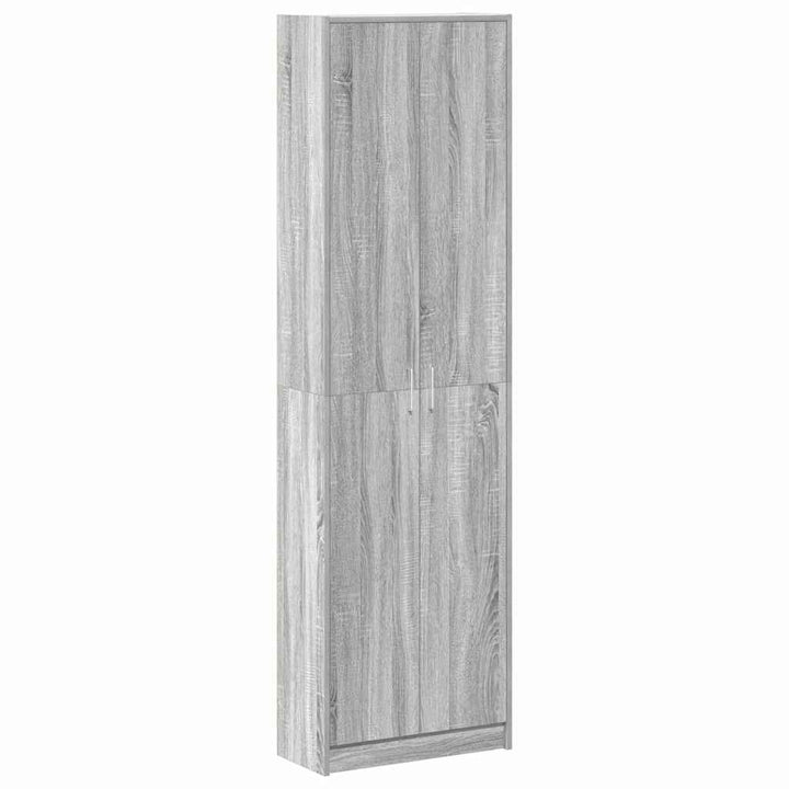 Garderobeskab Grå sonoma-eg 55 x 25 x 189 cm Konstrueret træ