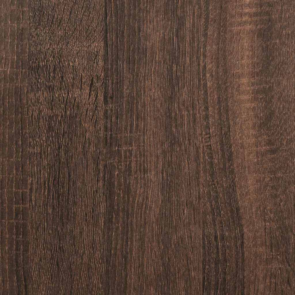 Garderobeskab med dør Brun eg 55 x 25 x 189 cm Konstrueret træ