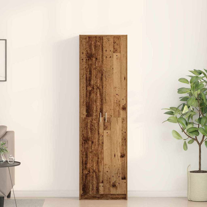 Garderobeskab Gammelt træ 55 x 25 x 189 cm Konstrueret træ