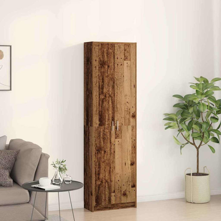 Garderobeskab Gammelt træ 55 x 25 x 189 cm Konstrueret træ