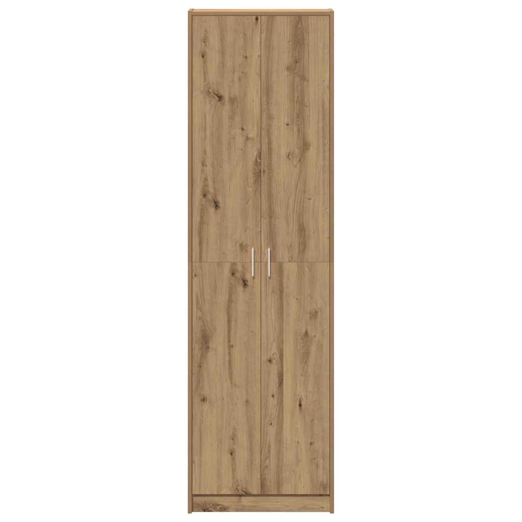 Garderobeskab artisan eg 55 x 25 x 189 cm Konstrueret træ