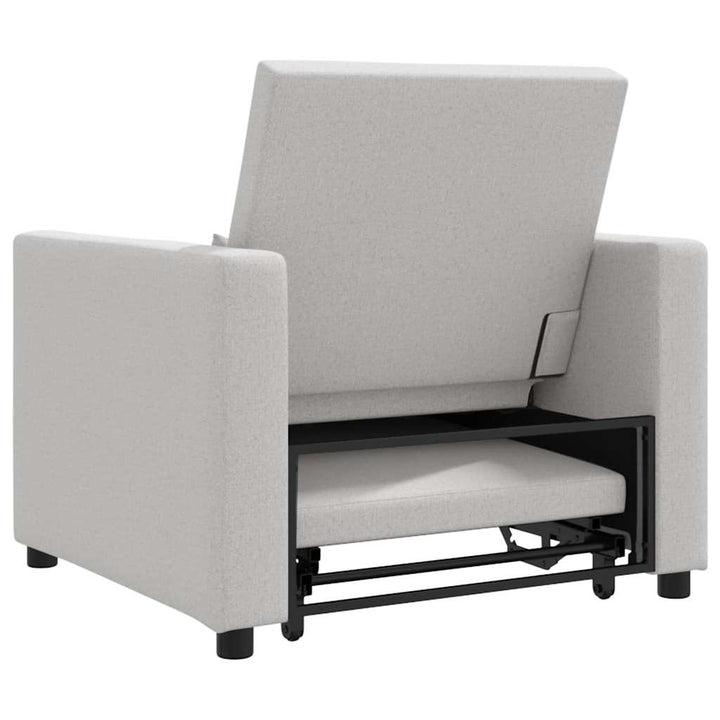 Enkelt Sofa Seng med hjul Sky grey 90 x 165 x 87 cm Stof