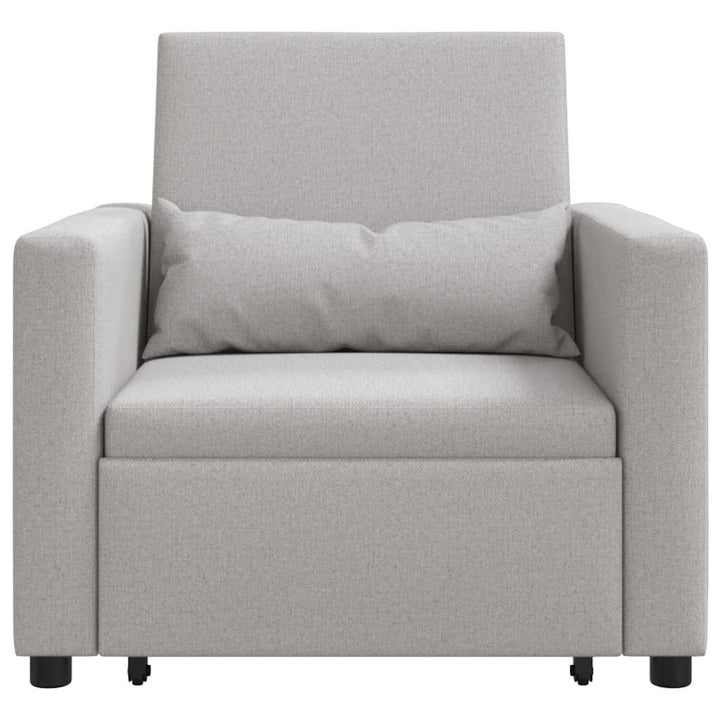 Enkelt Sofa Seng med hjul Sky grey 90 x 165 x 87 cm Stof
