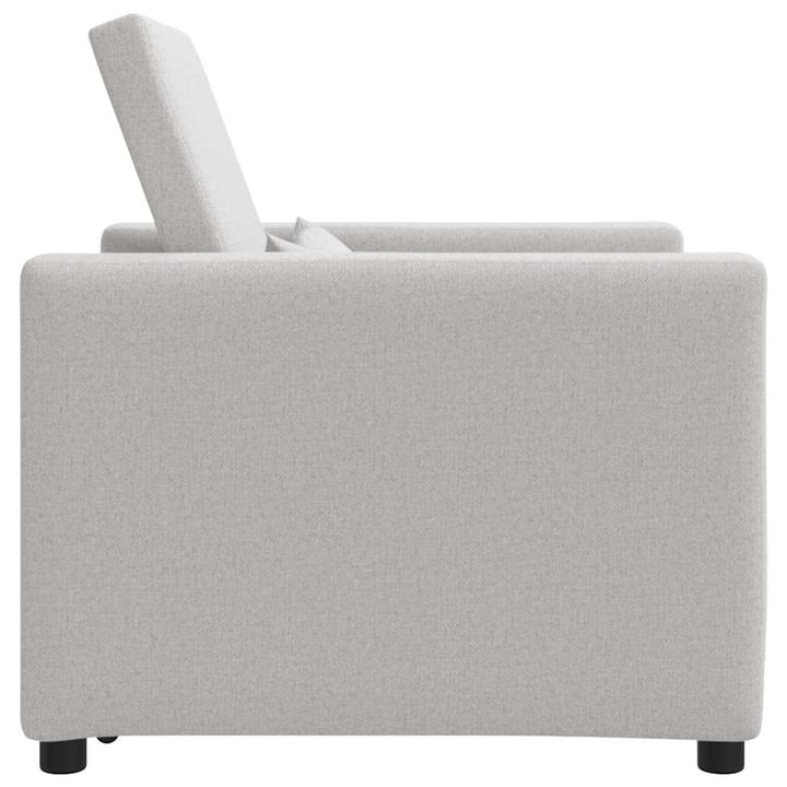 Enkelt Sofa Seng med hjul Sky grey 90 x 165 x 87 cm Stof