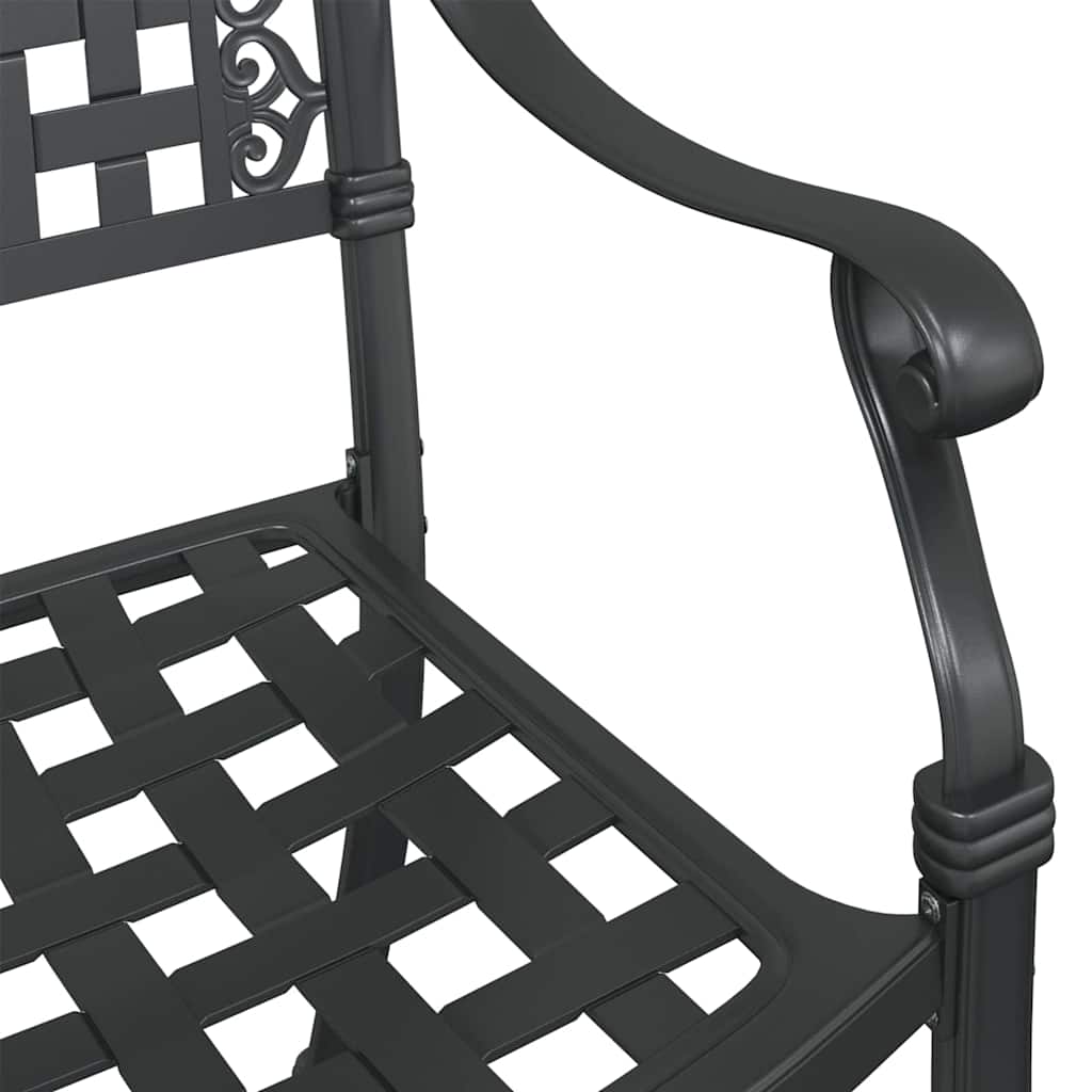 Have Stol 2 pcs Sort 55 x 56.5 x 91cm Aluminium