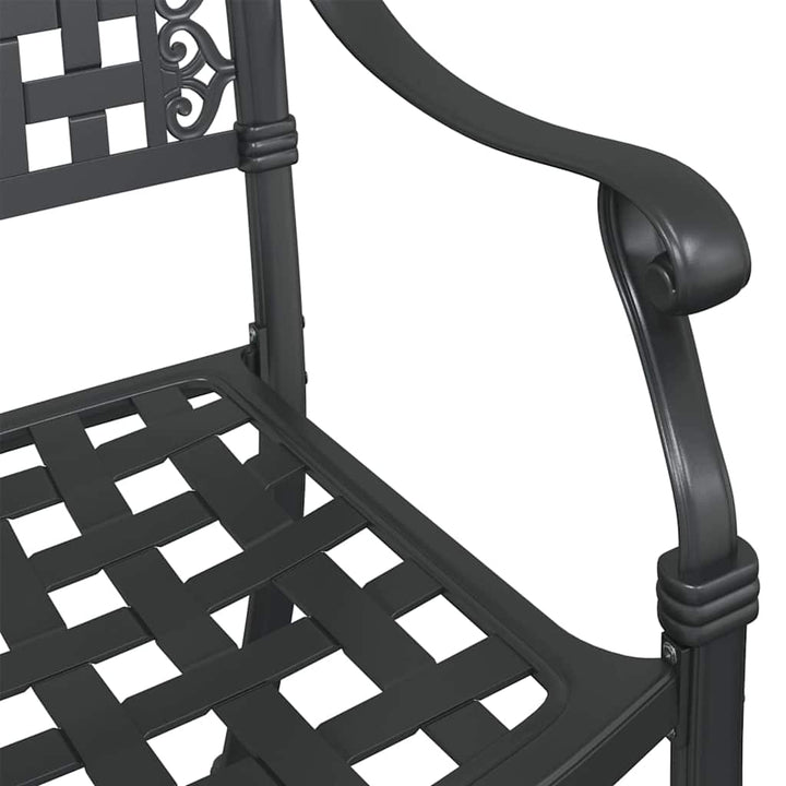 Have Stol 2 pcs Sort 55 x 56.5 x 91cm Aluminium