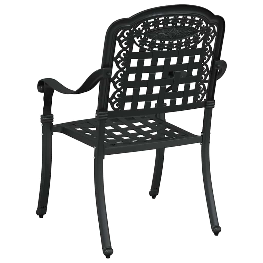 Have Stol 2 pcs Sort 55 x 56.5 x 91cm Aluminium