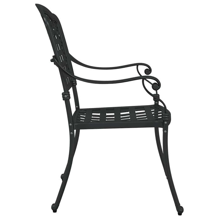 Have Stol 2 pcs Sort 55 x 56.5 x 91cm Aluminium