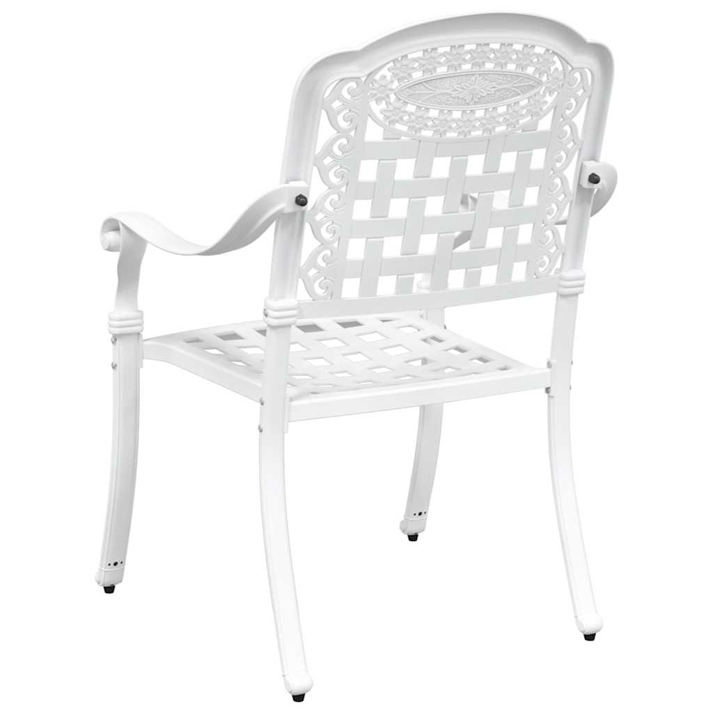 Have Stol 2 pcs Hvid 55 x 56.5 x 91cm Aluminium