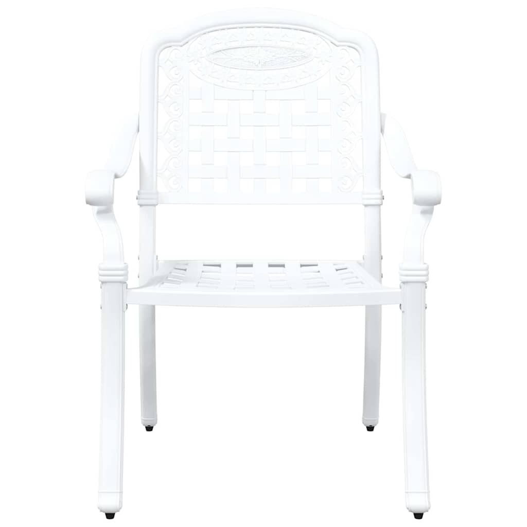 Have Stol 2 pcs Hvid 55 x 56.5 x 91cm Aluminium