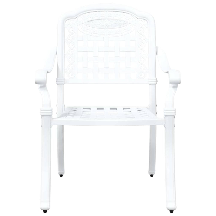 Have Stol 2 pcs Hvid 55 x 56.5 x 91cm Aluminium