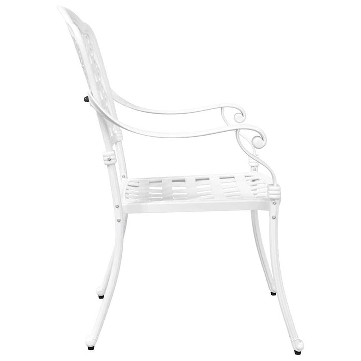 Have Stol 2 pcs Hvid 55 x 56.5 x 91cm Aluminium