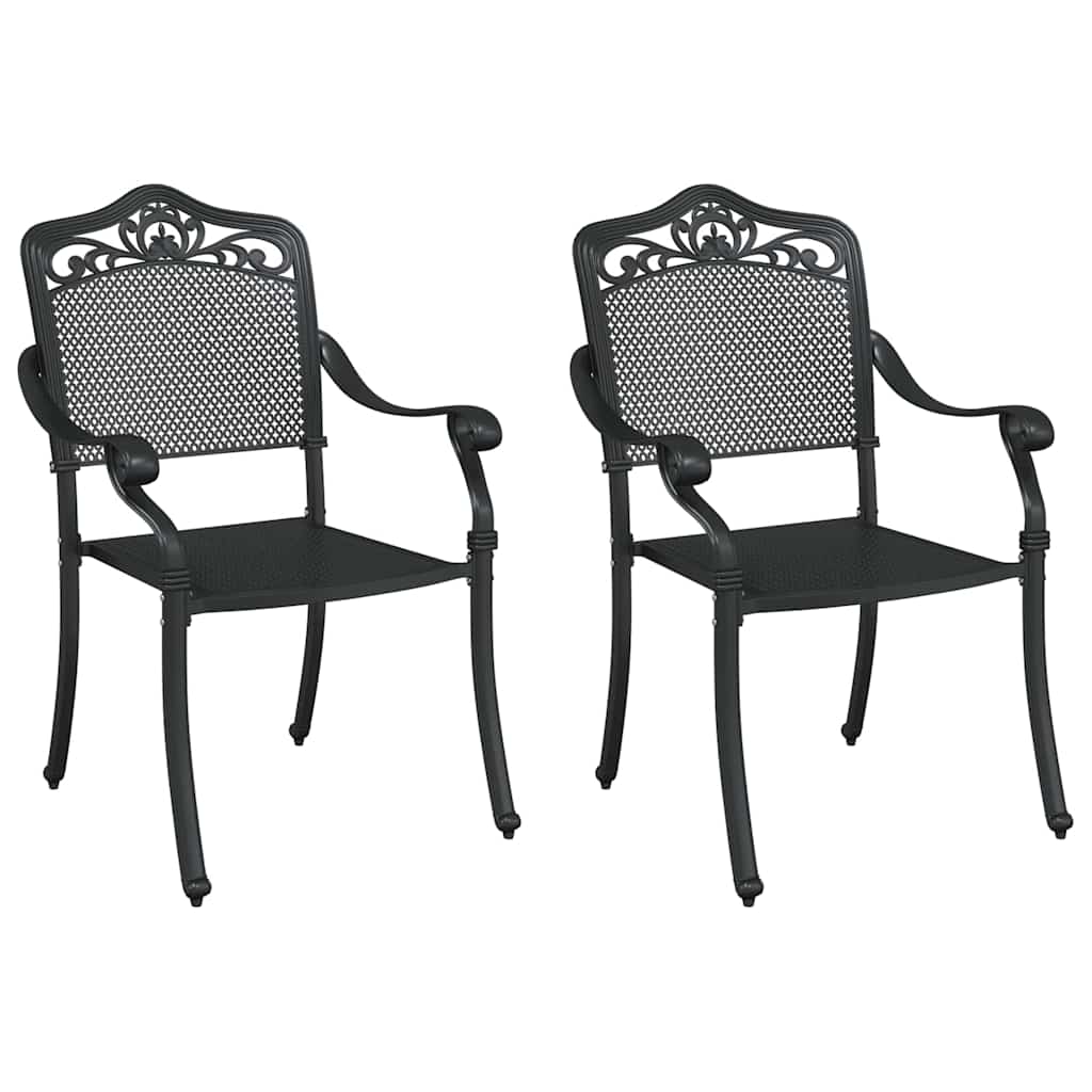 Have Stol 2 pcs Sort 55 x 56.5 x 91cm Aluminium