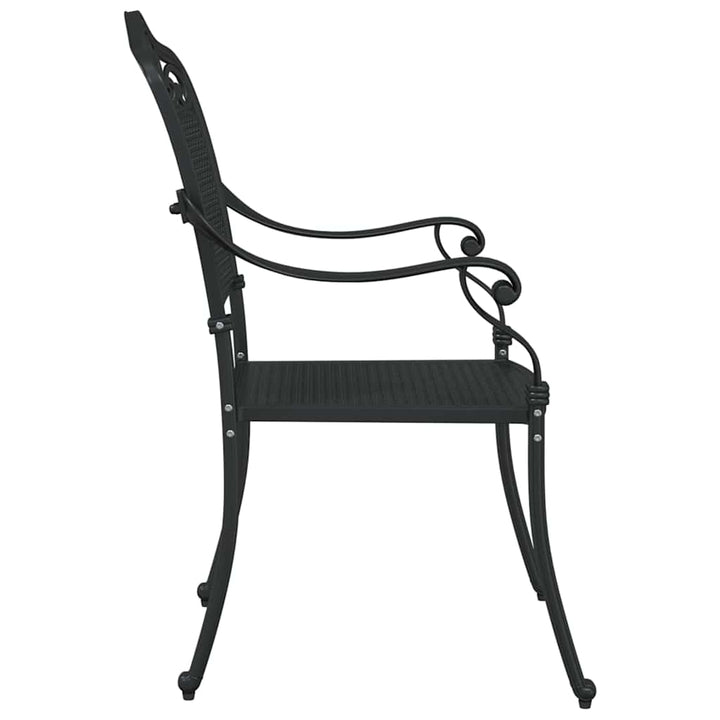 Have Stol 2 pcs Sort 55 x 56.5 x 91cm Aluminium