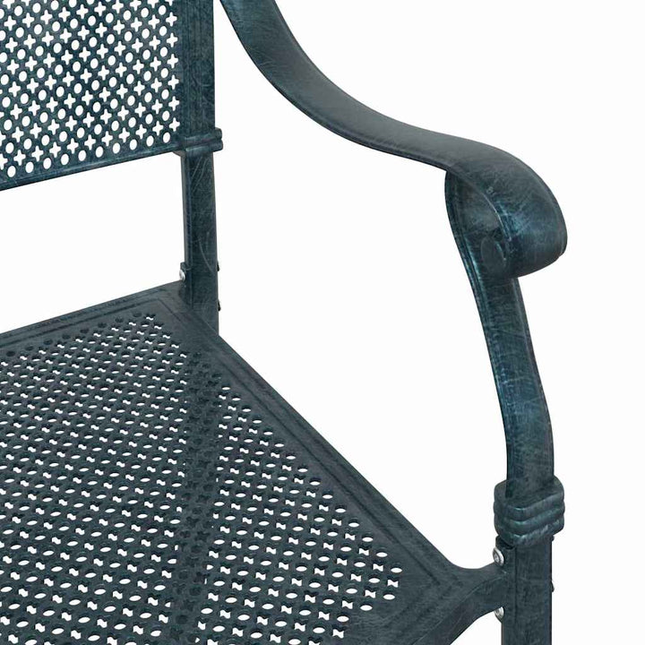 Have Stol 2 pcs Grøn 55 x 56.5 x 91cm Aluminium