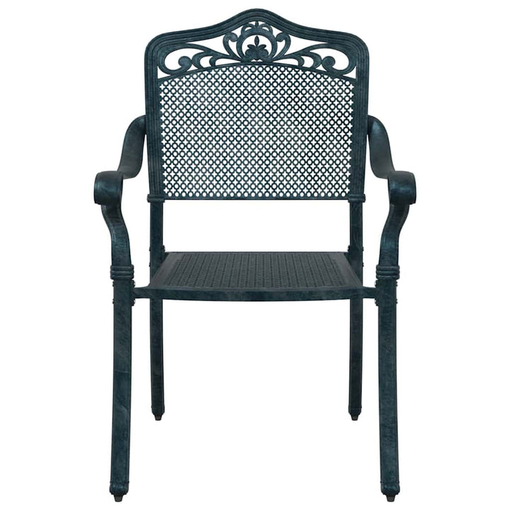 Have Stol 2 pcs Grøn 55 x 56.5 x 91cm Aluminium