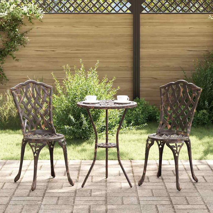 Have Bistro Sæt 3 pcs Bronze Aluminium