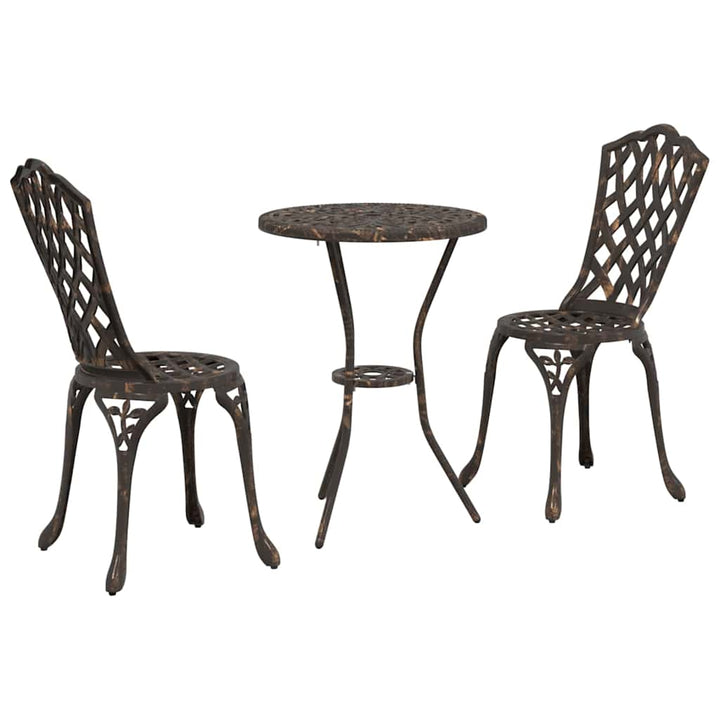Have Bistro Sæt 3 pcs Bronze Aluminium