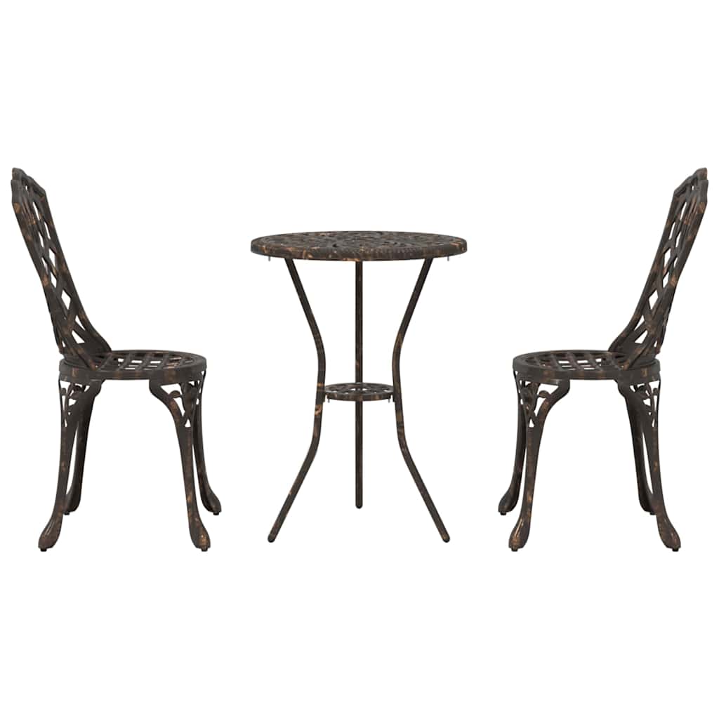 Have Bistro Sæt 3 pcs Bronze Aluminium